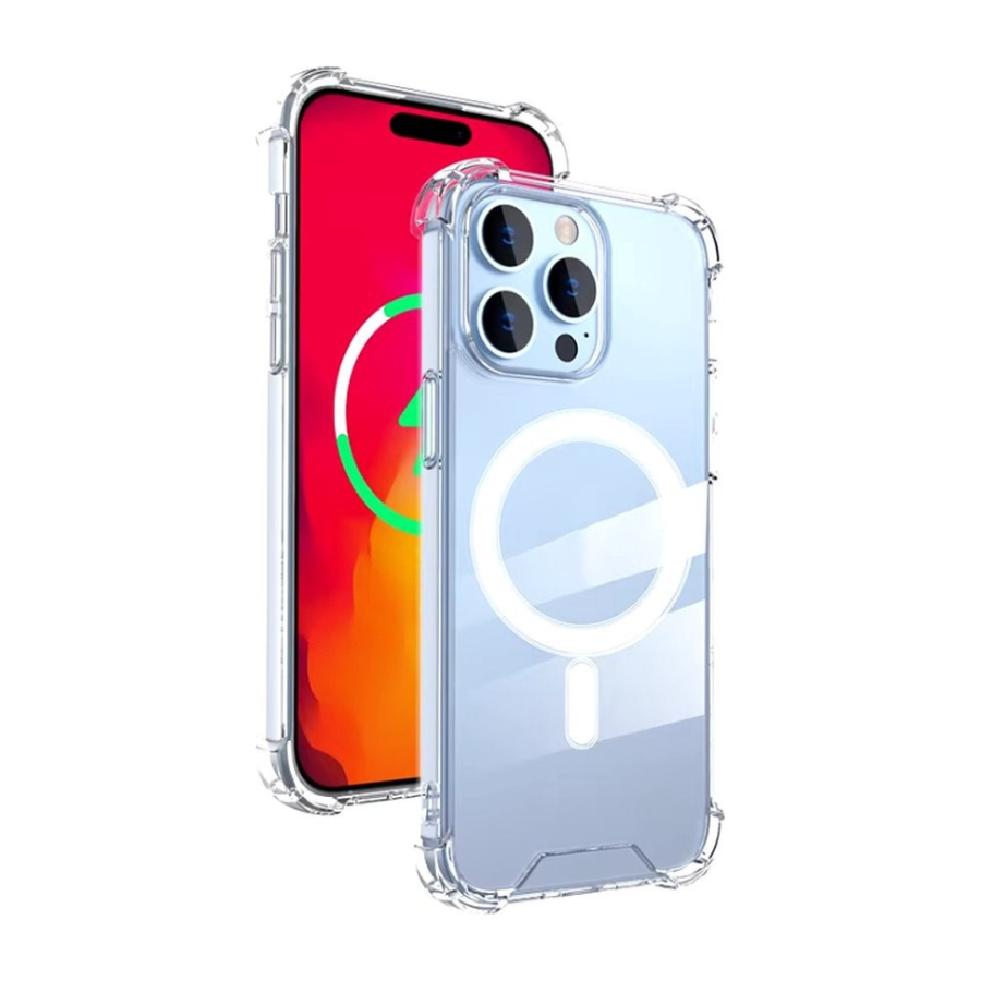 iPhone MagSafe Achterkant Hoesje Transparant - iPhone 16