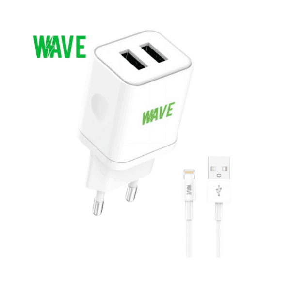 Wave USB naar Lightning Oplaadkabel Duo Charger - 1 meter