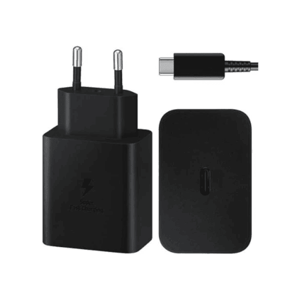 Samsung Super Fast Charging 45W + USB C Kabel 1.8 meter - Zwart