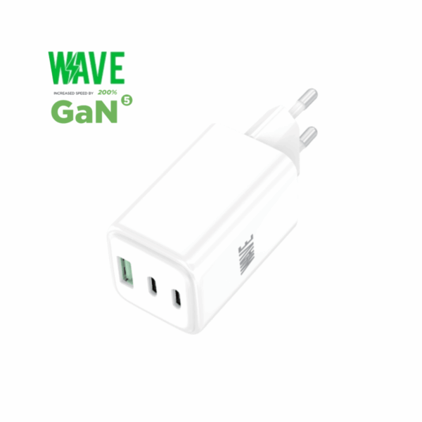 Wave GaN5 Power adapter USB-C -USB-A 65W