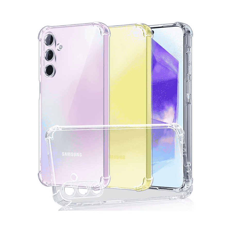 Samsung A Series Anti Shock Achterkant Hoesje Transparant - Afbeelding 3